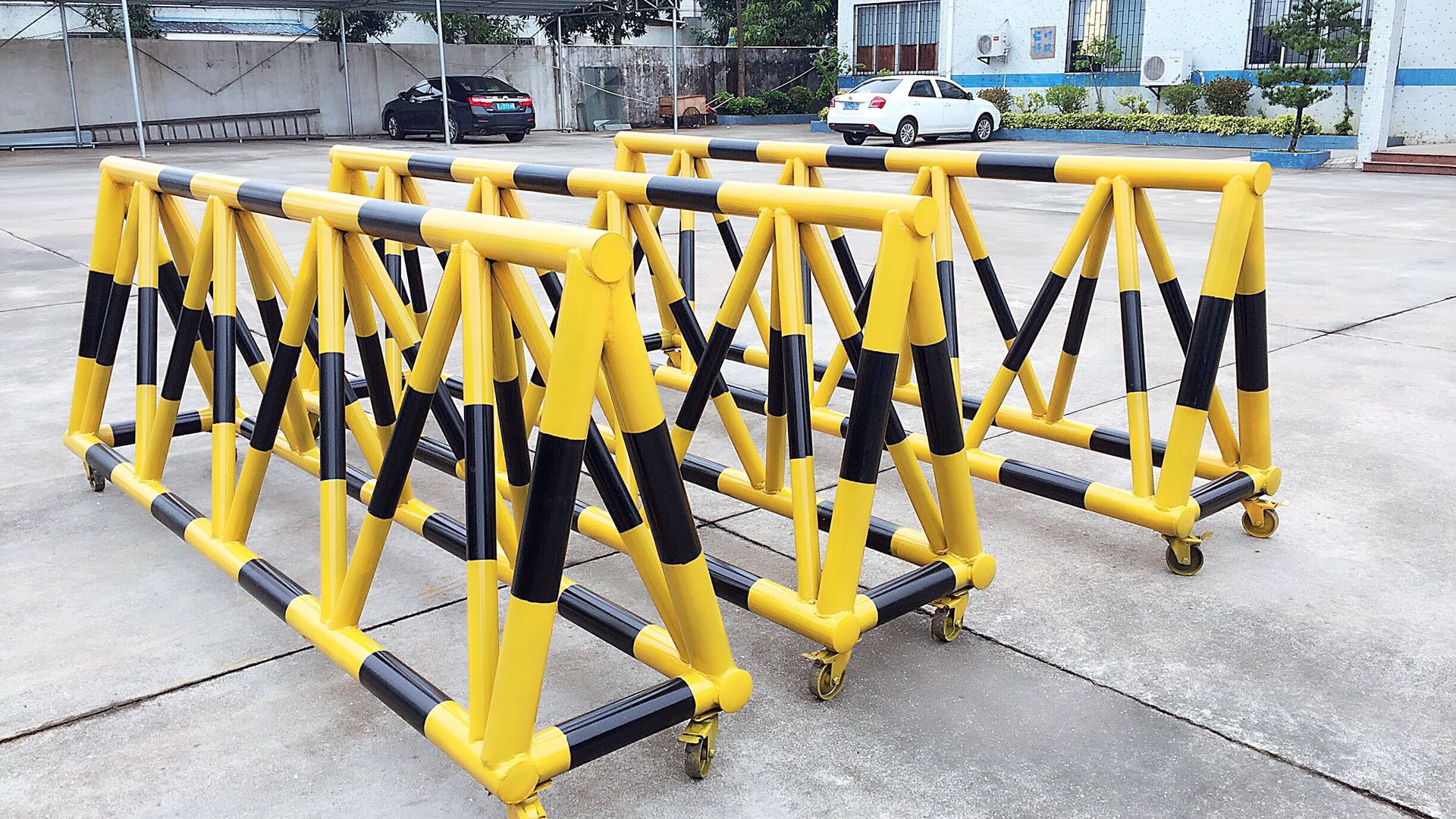 yd5600油库重地活动拦车器大型安全拒马护栏美观牢固