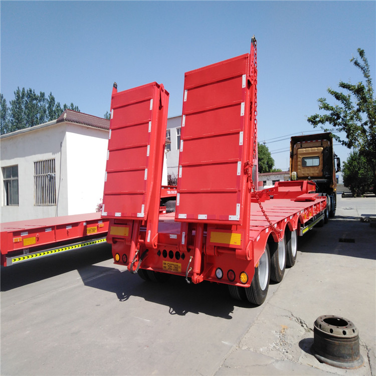 6桥低平板半挂车载重能力强运输特种设备